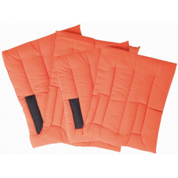 Coton de stable boots par 4 T de T Orange Coton de stable boots par 4 T de T Orange