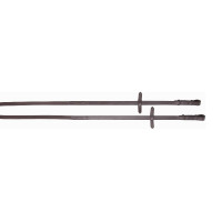Rênes Biotack® lisses + Cuir T de T Marron foncé