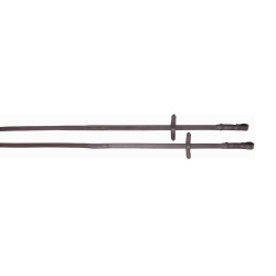 Rênes Biotack® lisses + Cuir T de T Marron foncé
