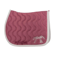Zadeldek Pénélope Classique Fuchsia / marineblauw Roze Zadeldek Pénélope Classique Fuchsia / marineblauw Roze