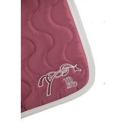 Tapis de selle Pénélope Classique Magenta / blanc Rose