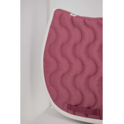 Tapis de selle Pénélope Classique Magenta / blanc Rose