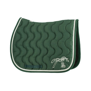 Tapis de selle Pénélope Classique Vert foncé / vert