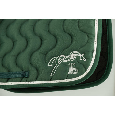 Tapis de selle Pénélope Classique Vert foncé / vert