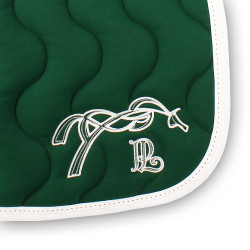 Zadeldek Pénélope Classique Bosgroen / wit Zadeldek Pénélope Classique Bosgroen / wit