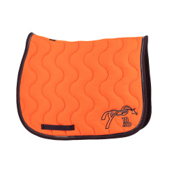 Tapis de selle Pénélope Classique Orange / marine