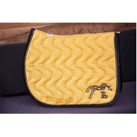 Tapis de selle Pénélope Classique Moutarde Jaune Tapis de selle Pénélope Classique Moutarde Jaune