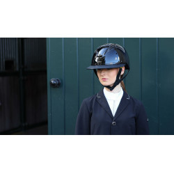 Galon amovible pour casque Lami-Cell Glossy Noir Galon amovible pour casque Lami-Cell Glossy Noir