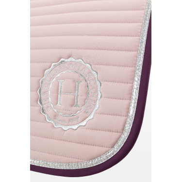 Tapis de selle Rider Harcour Karembar Pivoine Rose
