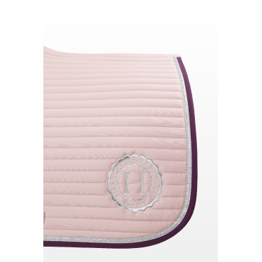 Tapis de selle Rider Harcour Karembar Pivoine Rose