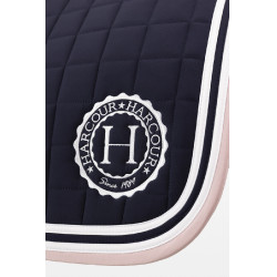 Tapis de selle Harcour Soft Marine / rose clair Bleu marine