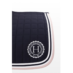 Tapis de selle Harcour Soft Marine / rose clair Bleu marine