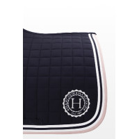 Tapis de selle Harcour Soft Marine / rose clair Bleu marine Tapis de selle Harcour Soft Marine / rose clair Bleu marine