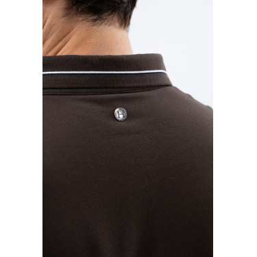 Polo Harcour Oscar heren Cacao Bruin