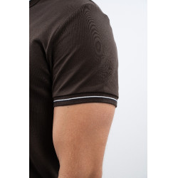 Polo Harcour Oscar heren Cacao Bruin