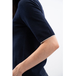 Polo Harcour Amandel Marine Marineblauw