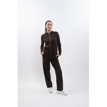 Jogging maille Harcour Andrea Cacao Marron