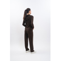 Jogging maille Harcour Andrea Cacao Marron