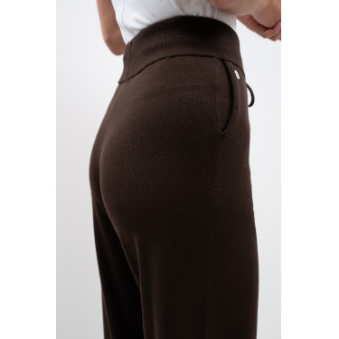 Jogging maille Harcour Andrea Cacao Marron