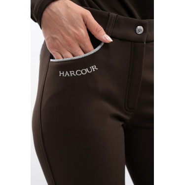 Fleece paardrijbroek Harcour Jaipur Cacao Bruin Fleece paardrijbroek Harcour Jaipur Cacao Bruin