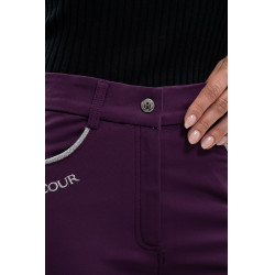 Pantalon polaire équitation Harcour Jaipur Figue Violet Pantalon polaire équitation Harcour Jaipur Figue Violet
