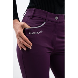 Fleece paardrijbroek Harcour Jaipur Vijg Violet