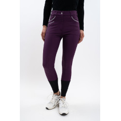 Pantalon polaire équitation Harcour Jaipur Figue Violet Pantalon polaire équitation Harcour Jaipur Figue Violet