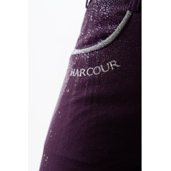 Pantalon polaire équitation Harcour Jaipur Figue Violet Pantalon polaire équitation Harcour Jaipur Figue Violet