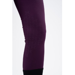 Fleece paardrijbroek Harcour Jaipur Vijg Violet