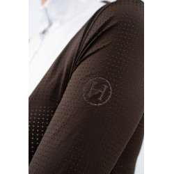Polo de concours Harcour Stella femme Cacao Marron