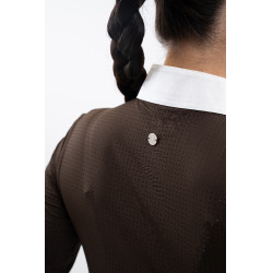 Polo de concours Harcour Stella femme Cacao Marron