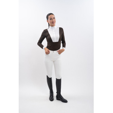 Polo de concours Harcour Stella femme Cacao Marron