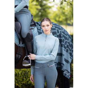 T-shirt d'entraînement thermique Isadora B Vertigo Basilic chaud Rose