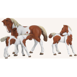 Figurine Jument Pinto Papo