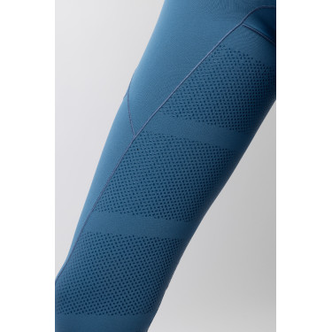 Thermische legging B Vertigo naadloos met volledige grip Leonora Marine titaan Marineblauw