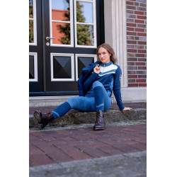 Legging thermique B Vertigo sans coutures grip intégral Leonora Marine titan Bleu marine