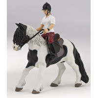 Figurine Poney sellé et...