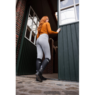 Thermobroek met volledige zit Mira dames Horze Zwarte nachtschade Violet Thermobroek met volledige zit Mira dames Horze Zwarte nachtschade Violet