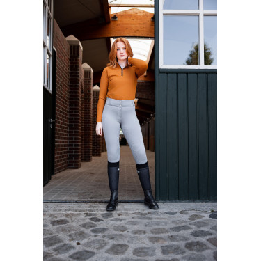 Thermobroek met volledige zit Mira dames Horze Zwarte nachtschade Violet Thermobroek met volledige zit Mira dames Horze Zwarte nachtschade Violet