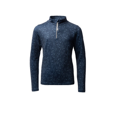 T-shirt d'entraînement Pegasus enfant Horze Blueberry Bleu