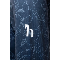 T-shirt d'entraînement Pegasus enfant Horze Blueberry Bleu