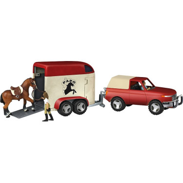 4X4 terreinwagen en zijn bestuurder Papo