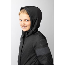 Kinderoverall Horze Annica Gewatteerd Zwart Kinderoverall Horze Annica Gewatteerd Zwart