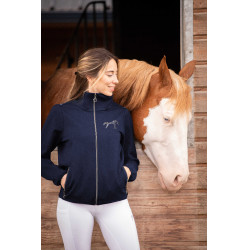 Veste Pénélope Tweeny strass Marine Bleu marine Veste Pénélope Tweeny strass Marine Bleu marine