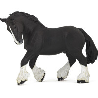 Shire Zwart Hengst Beeldje...