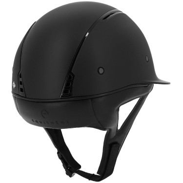 Equithème Soazy helm mat zwart glanzend Equithème Soazy helm mat zwart glanzend