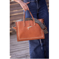 Handtas Pénélope Naily Romane Cognac Bruin Handtas Pénélope Naily Romane Cognac Bruin