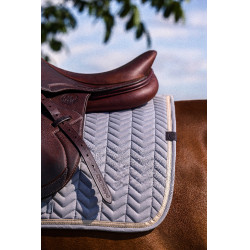 Tapis de selle Equithème Softypop Gris