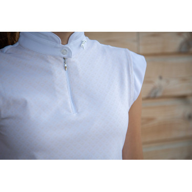 Wedstrijdpolo Pénélope Seville Zandkleurig Beige