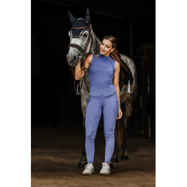 Pull-on Equithème Flora siliconen zitvlak Violet